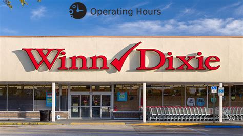 winn dixie hours|what time winn dixie close.